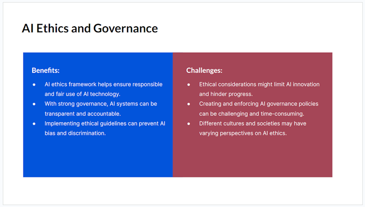 Pros/Cons Slide with AI